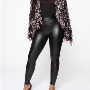 Fashionova Faux Leather Leggings